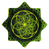 Flower of Life - UV Green- LED Flow Star