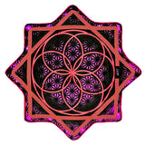 Flower of Life - UV Pink- LED Flow Star