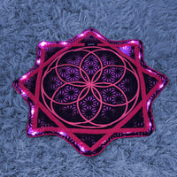 Flower of Life - UV Pink- LED Flow Star