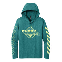 MMXXIV - Aqua- Hooded Longsleeve T