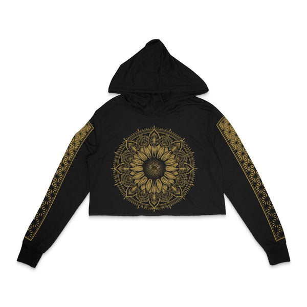 Sunflower Gold Cropped Hoodie T