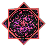 Flower of Life - UV Pink- Flow Star