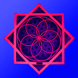 Flower of Life - UV Pink- Flow Star